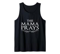 This Mama Prays Christian Bible Quotes Jesus Débardeur