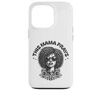 This Mama Prays Stylish Womens Religious Faith Floral Coque pour iPhone 13 Pro