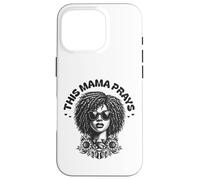This Mama Prays Stylish Womens Religious Faith Floral Coque pour iPhone 16 Pro