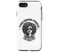 This Mama Prays Stylish Womens Religious Faith Floral Coque pour iPhone SE (2020) / 7/8