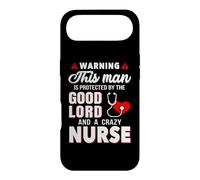 This Man Good Lord and A Crazy Nurse Funny Nursing Coque pour iPhone Air