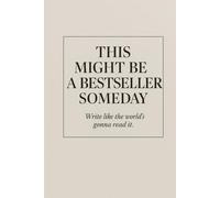 This might be a bestseller someday: A journal for your plot twists, big ideas, and late-night thoughts.