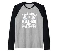 This Mom is Casher for Passover - Pessach Jewish Holiday Jew Manche Raglan