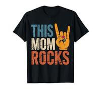 This Mom Rocks Fête des Mères Rock on Rock Music T-Shirt