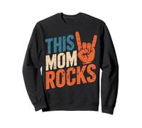 This Mom Rocks Music Rock on Rock on fête des mères Sweatshirt