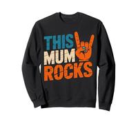 This Mum Rocks Fête des Mères Rock Musique Rock on Sweatshirt