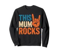 This Mum Rocks Guitariste pour la fête des mères Sweatshirt