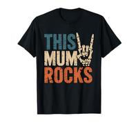 This Mum Rocks Squelette de Musique Rock pour la fête des mères T-Shirt