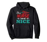This Nurse is Neat and Nice Funny Nursing Nurses Sweat à Capuche