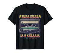 This Papa is A Classic Cassette Tape Mixtape de Musique rétro T-Shirt