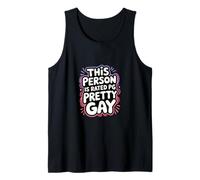 This Person Is Rated PG Pretty Gay Pride LGBTQ ---- Débardeur