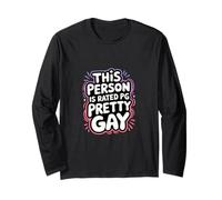 This Person Is Rated PG Pretty Gay Pride LGBTQ ---- Manche Longue