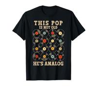This Pop Is Not Old Hes Vinyle humoristique Musique rétro analogique T-Shirt