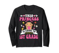 This Princess is Going to 1st Grade Back to School for Girls Manche Longue