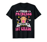 This Princess is Going to 1st Grade Back to School for Girls T-Shirt Graphique avec Valeur