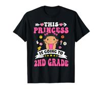 This Princess is Going to 2nd Grade Back to School for Girls T-Shirt Graphique avec Valeur