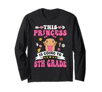 This Princess is Going to 5th Grade Back to School for Girls Manche Longue