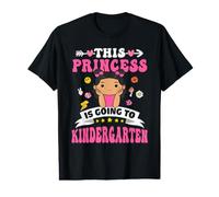 This Princess is Going to Kindergarten Back to School Girls T-Shirt Graphique avec Valeur