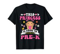 This Princess is Going to Pre-K Back to School for Girls T-Shirt Graphique avec Valeur