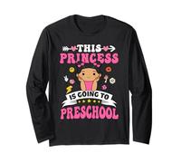 This Princess is Going to Preschool Back to School for Girls Manche Longue