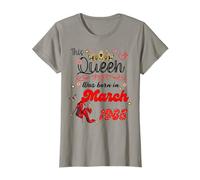 This Queen Was Born in Mars 1965 Anniversaire de Mars Femmes T-Shirt