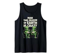 This Season of Earth is Crazy Aliens Popcorn Meme Débardeur
