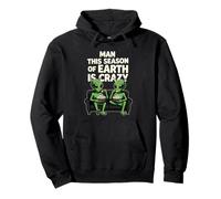 This Season of Earth is Crazy Aliens Popcorn Meme Sweat à Capuche