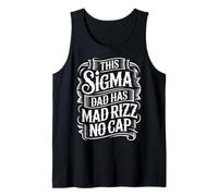 This Sigma Dad Has Mad Rizz No Cap Argot mème - Débardeur
