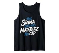 This Sigma Dad Has Mad Rizz No Cap Argot mème - Débardeur