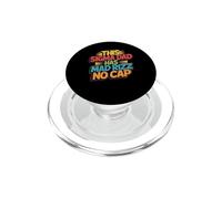 This Sigma Dad Has Mad Rizz No Cap Argot mème - PopSockets PopGrip pour MagSafe