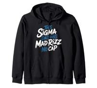 This Sigma Dad Has Mad Rizz No Cap Argot mème - Sweat à Capuche