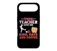 This Teacher Loves Her Kids Cats Coffee School Teachers Coque pour iPhone Air