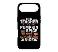 This Teacher Runs on Pumpkin Spice Funny Halloween Costume Coque pour iPhone Air