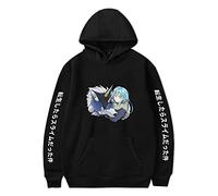 This Time I Got Reincarnated as a Slime Sweat à Capuche à Manches Longues avec Capuche Rimuru Sweat à Capuche Rimuru Tempest Sweat Casual Harajuku Pull pour Hommes Femmes Adolescents