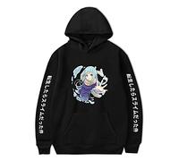 This Time I Got Reincarnated as a Slime Sweat à Capuche à Manches Longues avec Capuche Rimuru Sweat à Capuche Rimuru Tempest Sweat Casual Harajuku Pull pour Hommes Femmes Adolescents