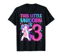 This Unicorn is 3 Years Old 3rd Birthday Girl Daughter T-Shirt