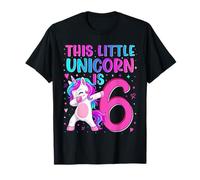 This Unicorn is 6 Years Old 6th Birthday Girl Daughter T-Shirt