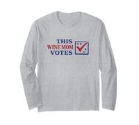 This Wine Mom Vote élections Civic Duty Voting Manche Longue