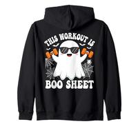 This Workout is Boo Sheet Funny Ghost Halloween Sweat à Capuche