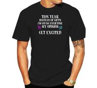 This Year Instead of Gifts I'm Giving Everyone My Opinion Get Excited Crochet Yarn Men T Shirt Black 3XL