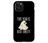 This Year is Boo-Sheet ! Funny Halloween Sad Ghost Meme Coque pour iPhone 11 Pro