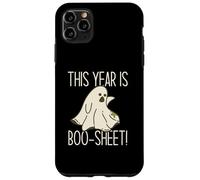 This Year is Boo-Sheet ! Funny Halloween Sad Ghost Meme Coque pour iPhone 11 Pro Max