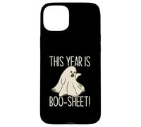 This Year is Boo-Sheet ! Funny Halloween Sad Ghost Meme Coque pour iPhone 15 Plus