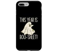 This Year is Boo-Sheet ! Funny Halloween Sad Ghost Meme Coque pour iPhone 7 Plus/8 Plus