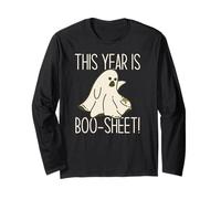 This Year is Boo-Sheet ! Funny Halloween Sad Ghost Meme Manche Longue