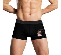 THisdownd Boxer léger et extensible pour homme I Will Walrus Love You, Comme indiqué sur la photo, M