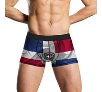THisdownd Sous-vêtement confortable pour homme avec drapeau de la République dominicaine, Comme indiqué sur la photo, S