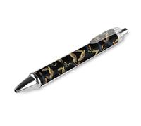 THisdownd Turtle Diver Stylo à bille rétractable 0,5 mm Encre lisse Noir Accessoire de prise de notes pour bureau 1 pièce