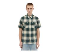 Thisisneverthat® - Ombre Check Shirt - Homme - Chemises - Vert - Taille: S
