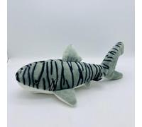 ThisToffGuys 15.7" Realistic Tiger Shark Plush Toy, Ocean Animal Stuffed, Plush(Heterodontus japonicus)